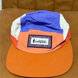 Cotopaxi Orange and Purple hat